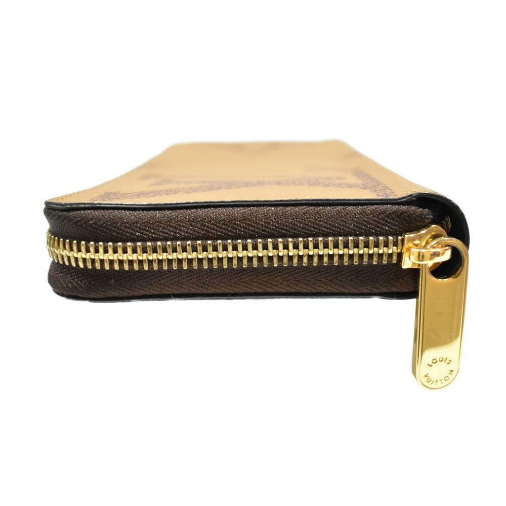 LOUIS VUITTON Zippy Wallet Long Round Zipper Monogram Giant Canvas Brown - Picture 4 of 10